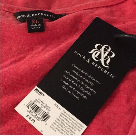 Rock & Republic "Life, Liberty, Happy Hour tank - Picture 4 of 7